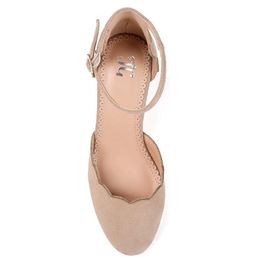 NiB Brinley Co. Women's Strappy Pump Evening Heels White Size 6.5 $70 RY1377 - Picture 4 of 4